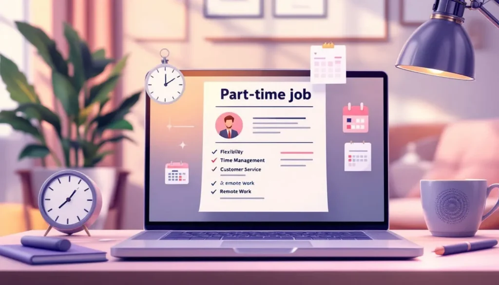 การปรับเรซูเม่สำหรับงานนอกเวลา