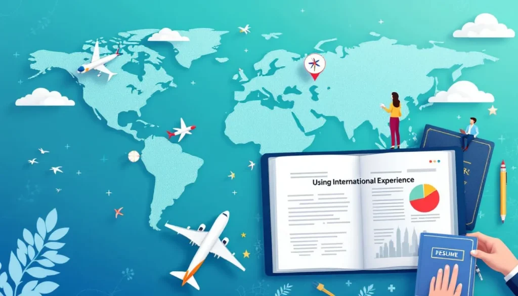 การใช้ประสบการณ์ต่างประเทศในเรซูเม่