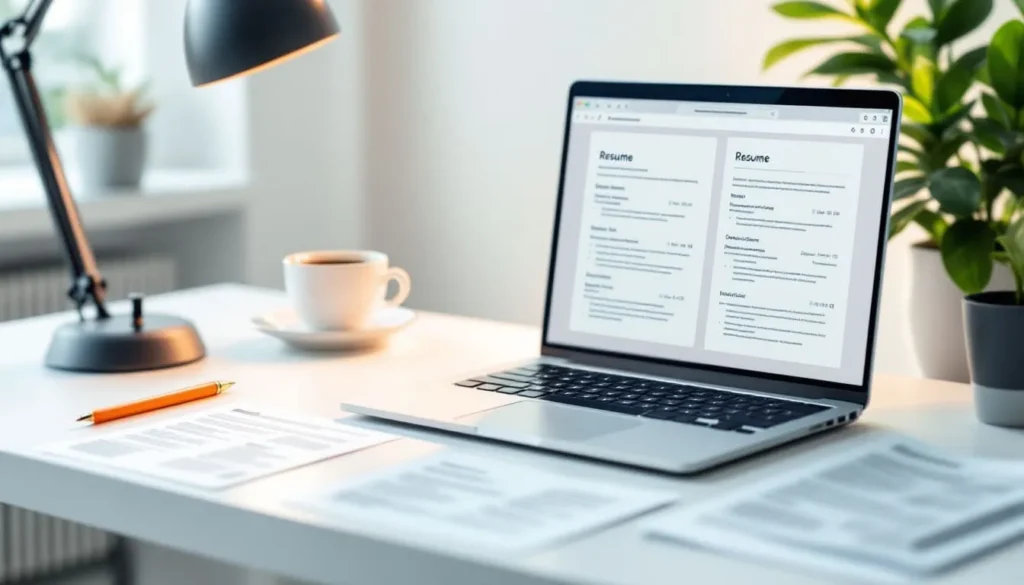 ตัวอย่างเรซูเม่ฟรี