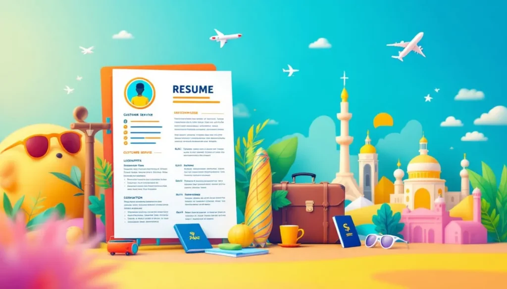 เรซูเม่สำหรับงานบริการการท่องเที่ยว