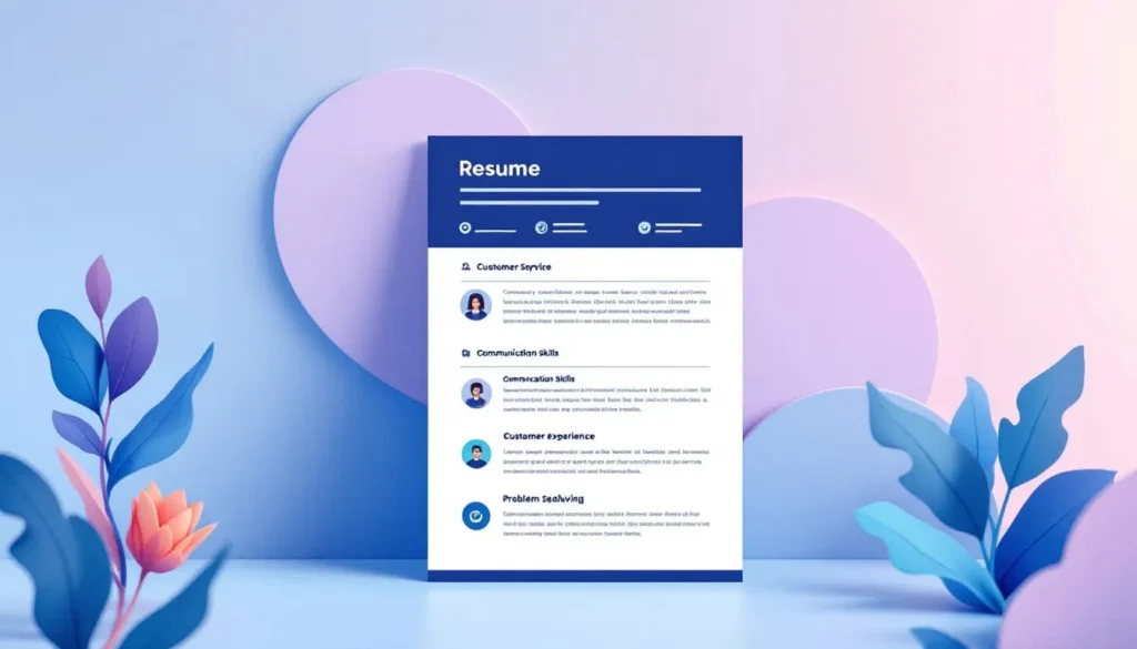 เรซูเม่สำหรับงานสนับสนุนลูกค้า